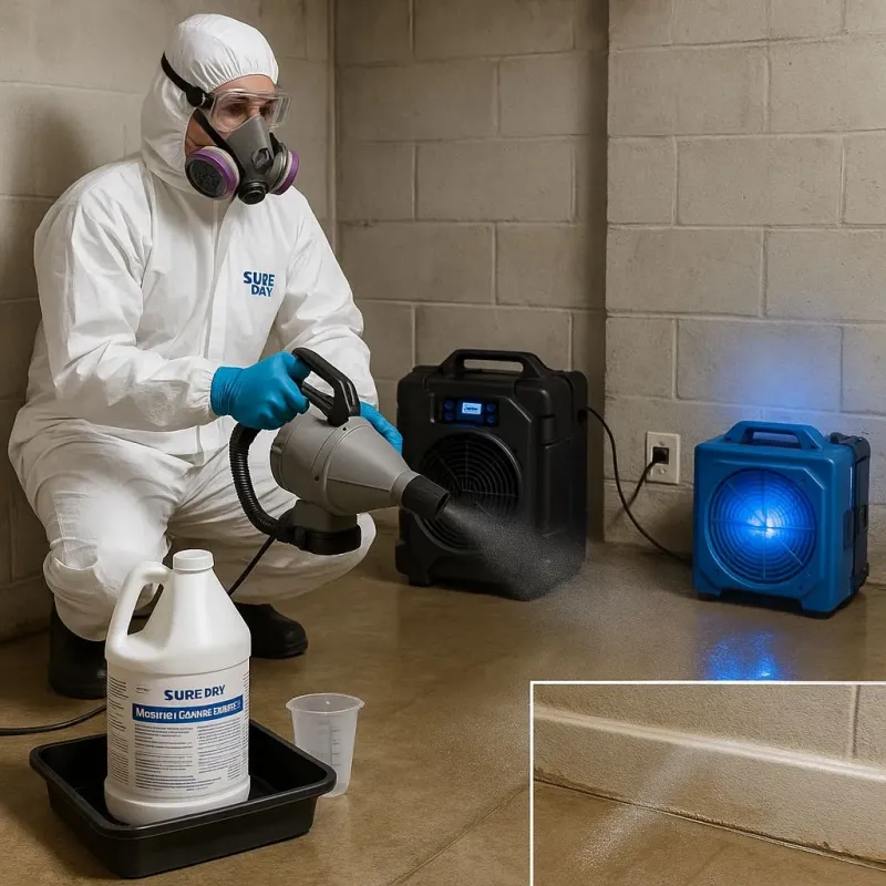 Sanitization and Odor Removal process in Richland, NY